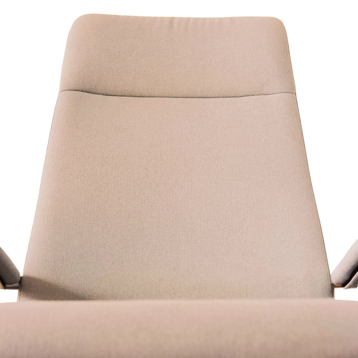 Revêtement en tissu beige du dossier du Siège de bureau à domicile SARANTO PLUS I de hjh OFFICE