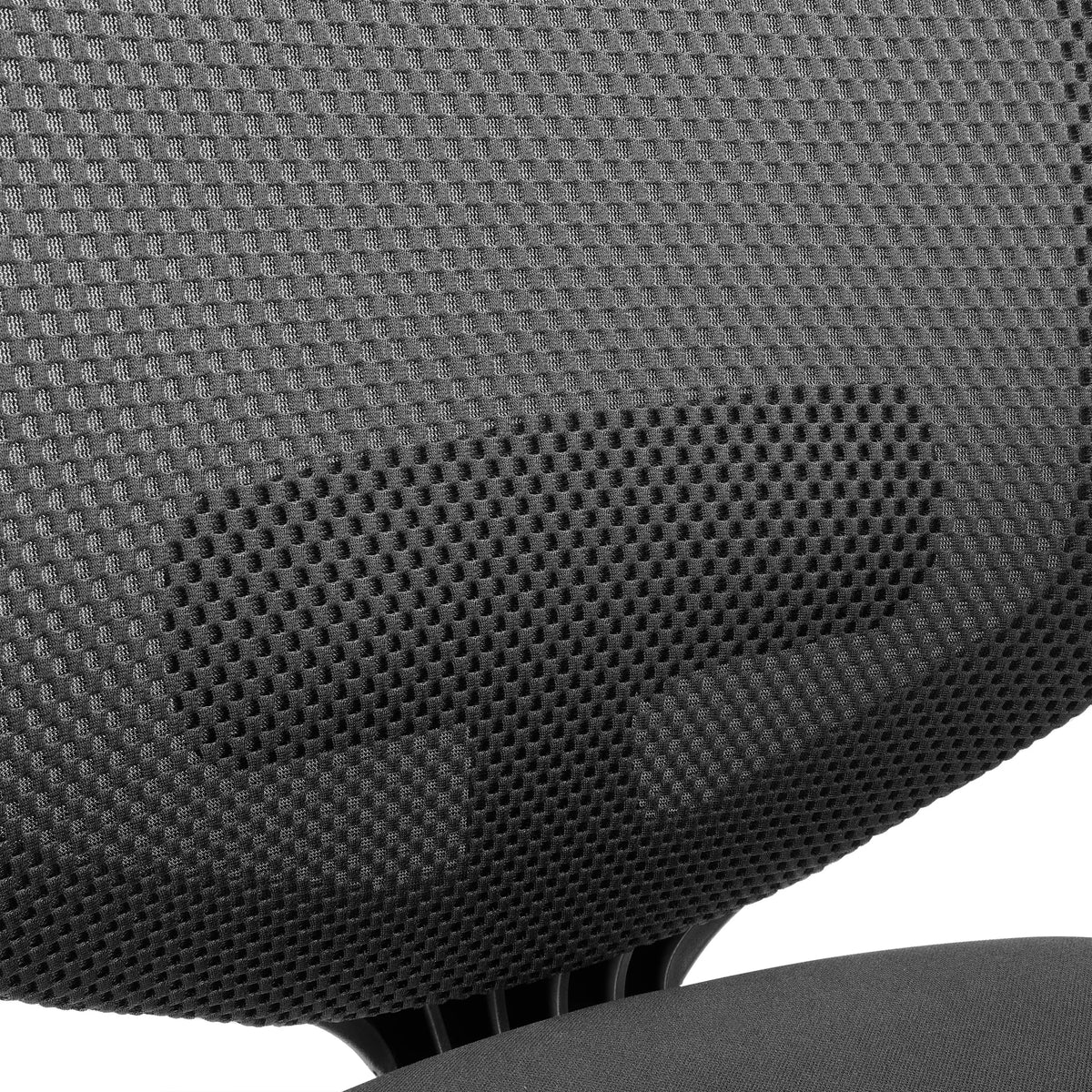 Tissu maille structuré du dossier du siège de bureau de qualité professionnelle Delvia en noir de hjh OFFICE