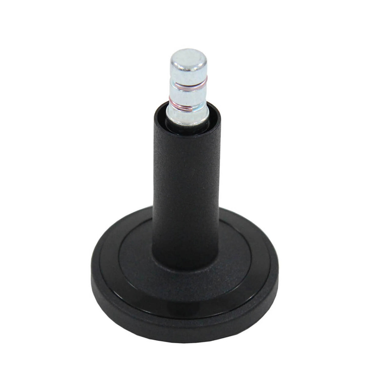 Patins de chaise STATO-M noirs pour sols durs avec tige en métal de 11 mm de hjh OFFICE