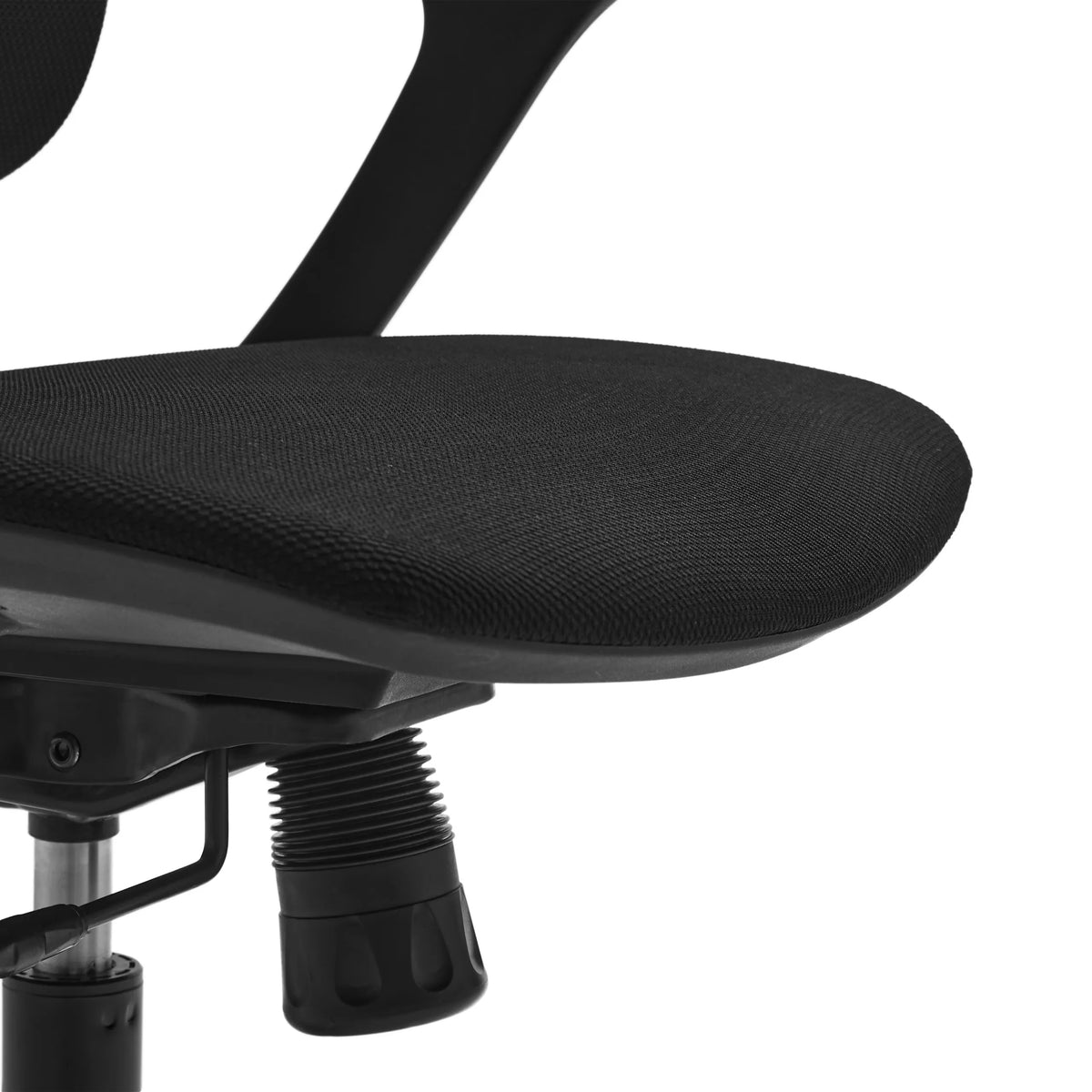 Assise et vérin à gaz du Siège de bureau à domicile Malio en noir de hjh OFFICE