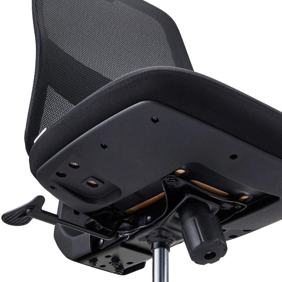 Dessous de l'assise avec mécanisme de réglage du siège de bureau de qualité professionnelle Minoro B en noir de hjh OFFICE