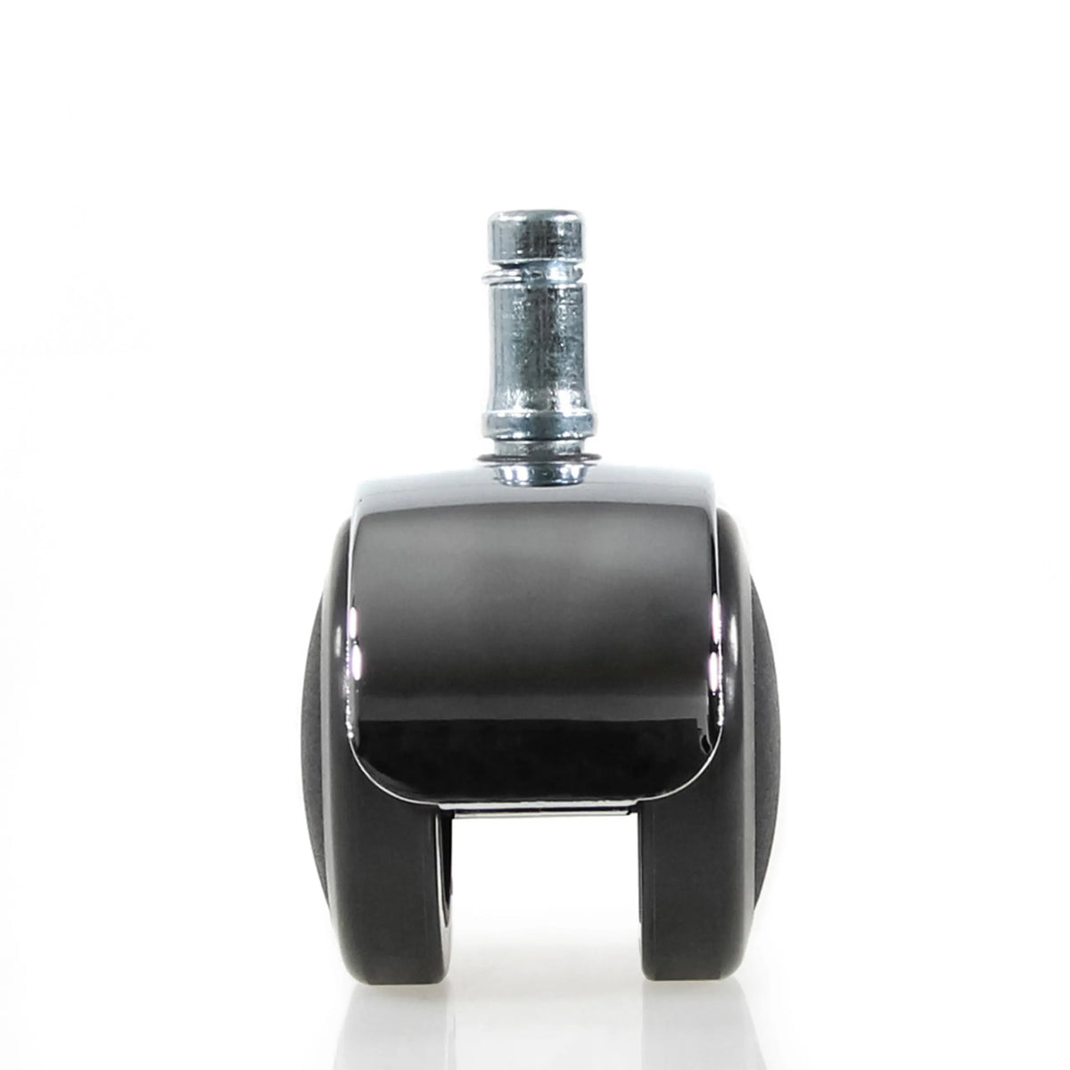 Roulette unique 5x ROLO LUX 11mm/50mm en noir et argent pour sols durs de hjh OFFICE