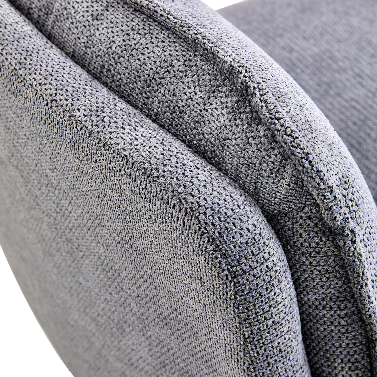 Revêtement en tissu gris foncé du Fauteuil de salon Criss-Cross 20 de hjh LIVING