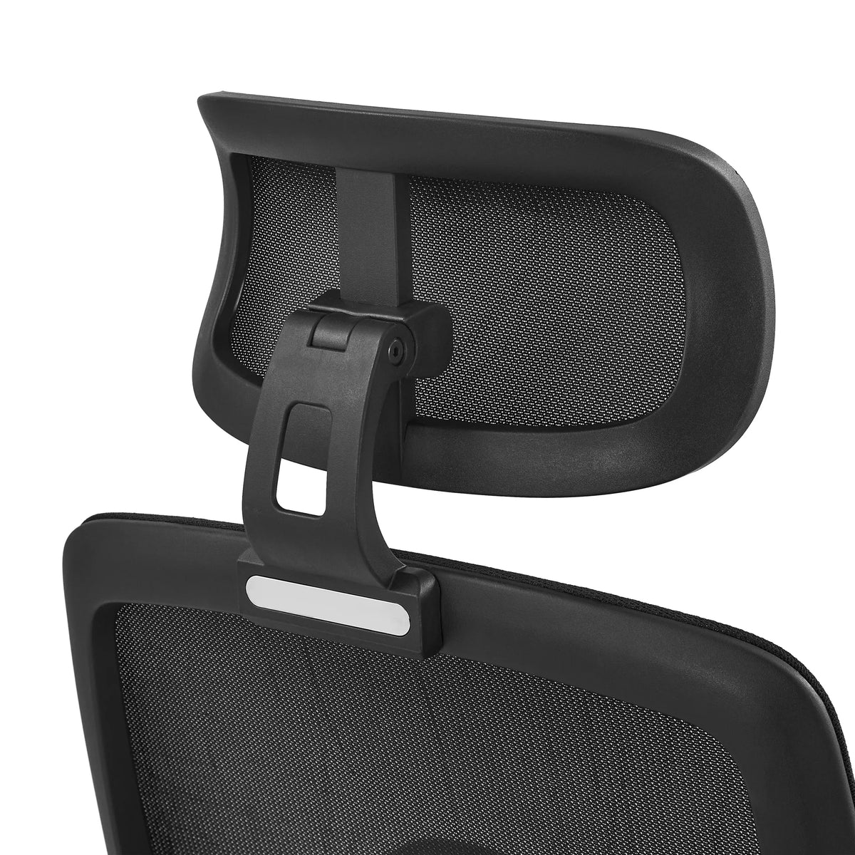 Appuie-tête réglable en hauteur avec revêtement en maille du siège de bureau de qualité professionnelle Ergosento en noir de hjh OFFICE