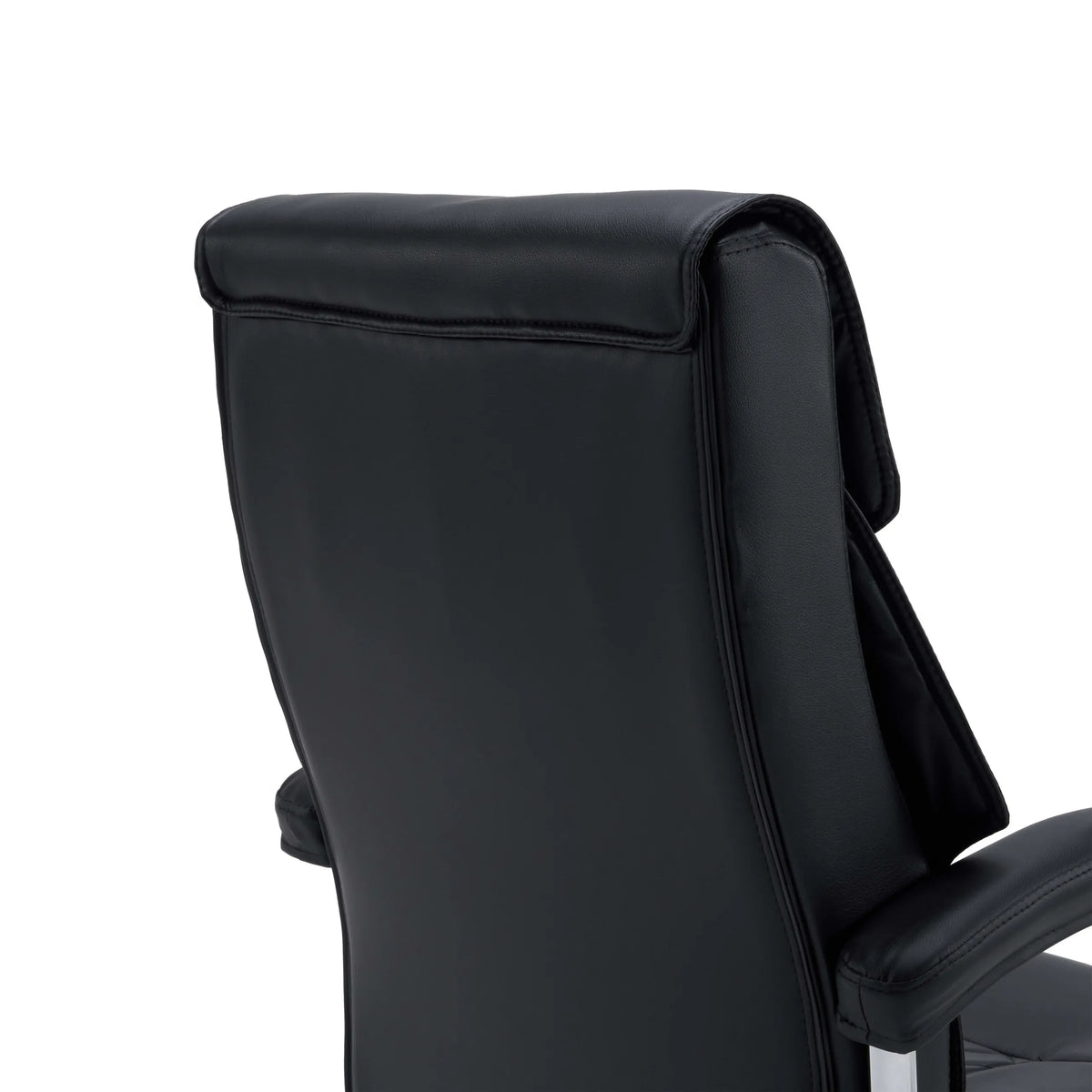 Arrière du dossier du siège de bureau à domicile Relax Prestio en noir de MyBuero