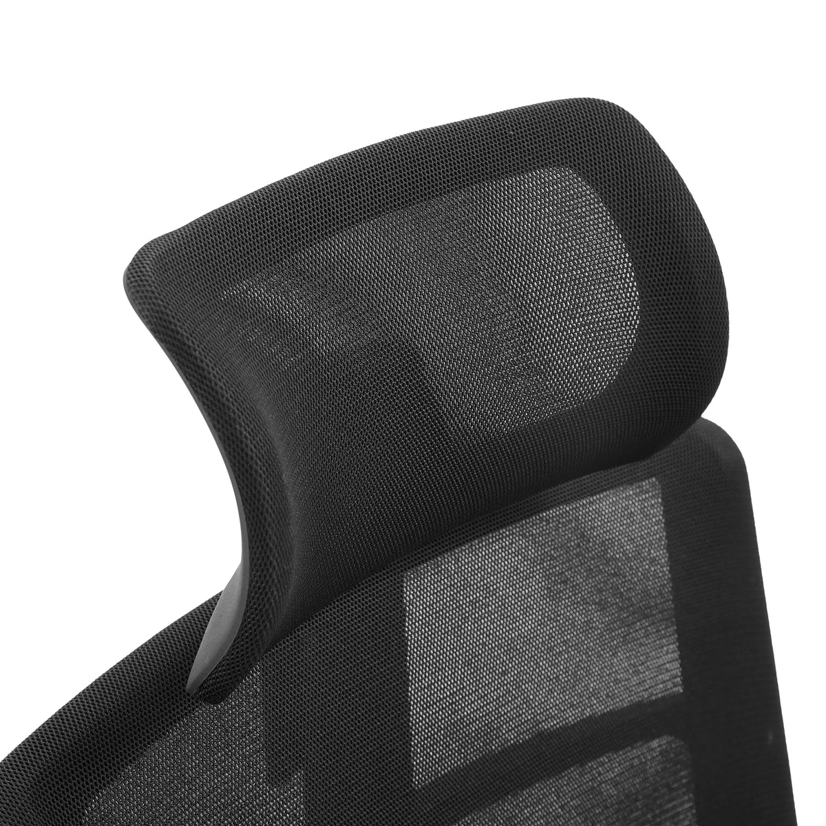 Appui-tête en maille noire du Siège de bureau de qualité professionnelle SPINIO PRO de hjh OFFICE