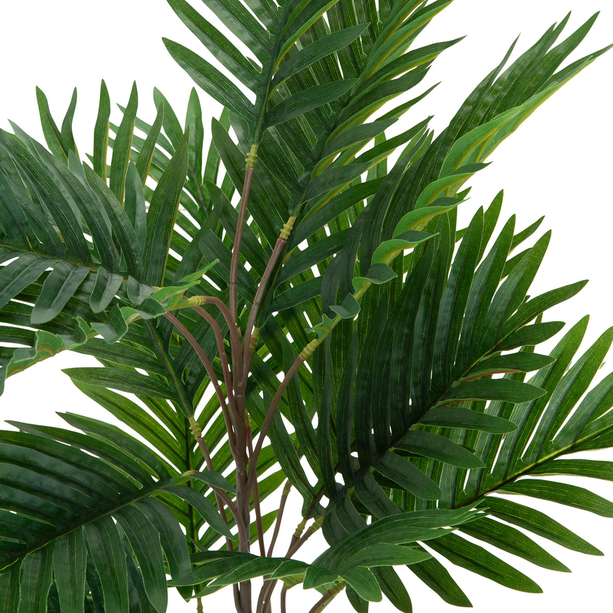 Frondes vertes de la plante artificielle ARECA de hjh OFFICE