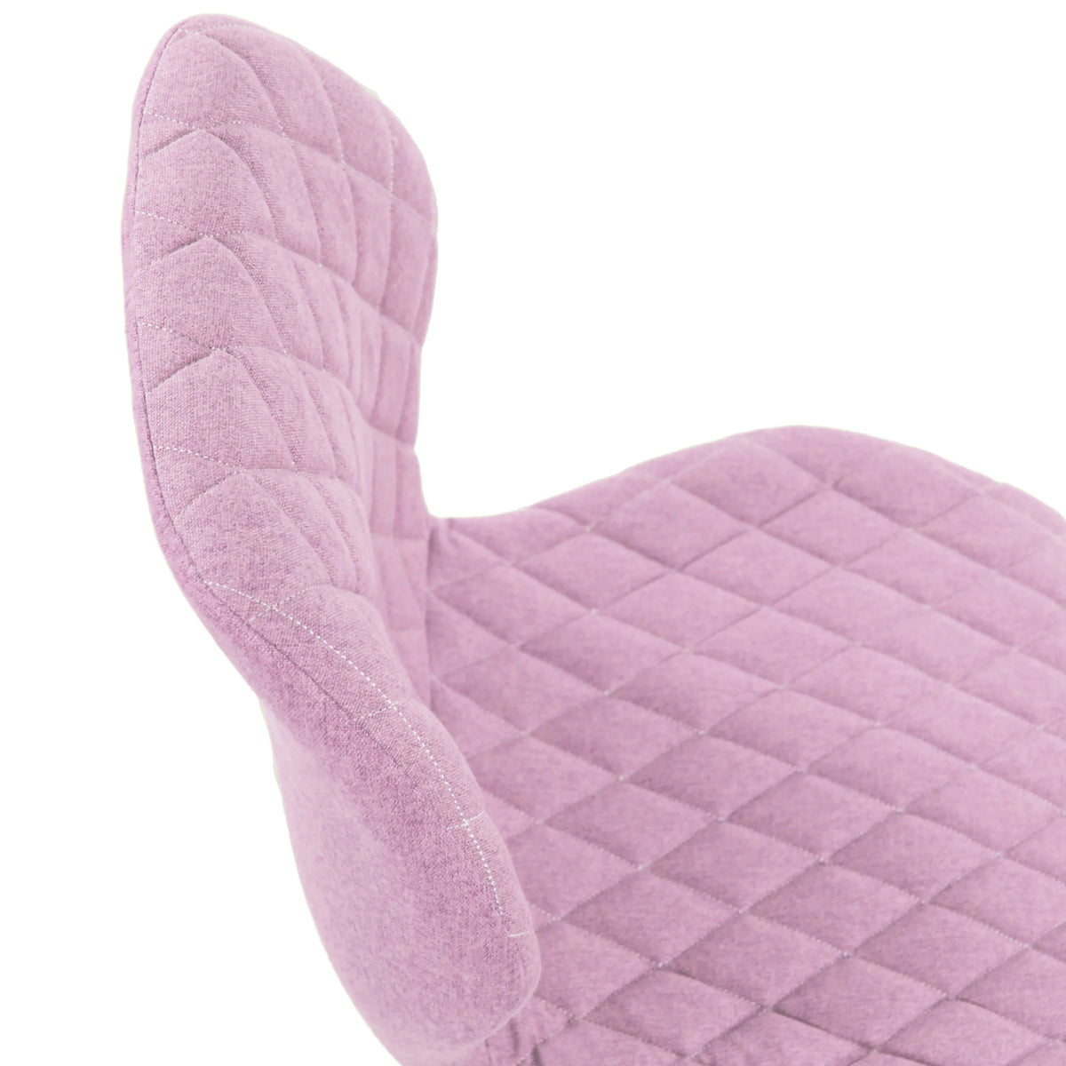 Rosa gesteppter Polsterbezug des Kinderdrehstuhls JOY II von hjh OFFICE