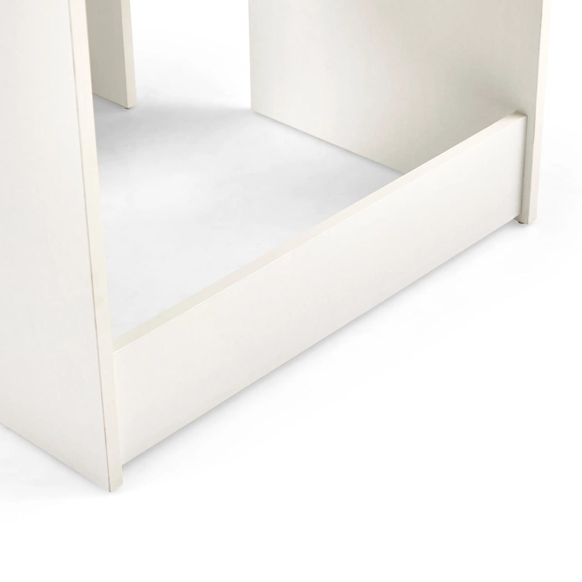Bord inférieur du boîtier et pied du Miroir de Maquillage Glamdesk en blanc de hjh LIVING