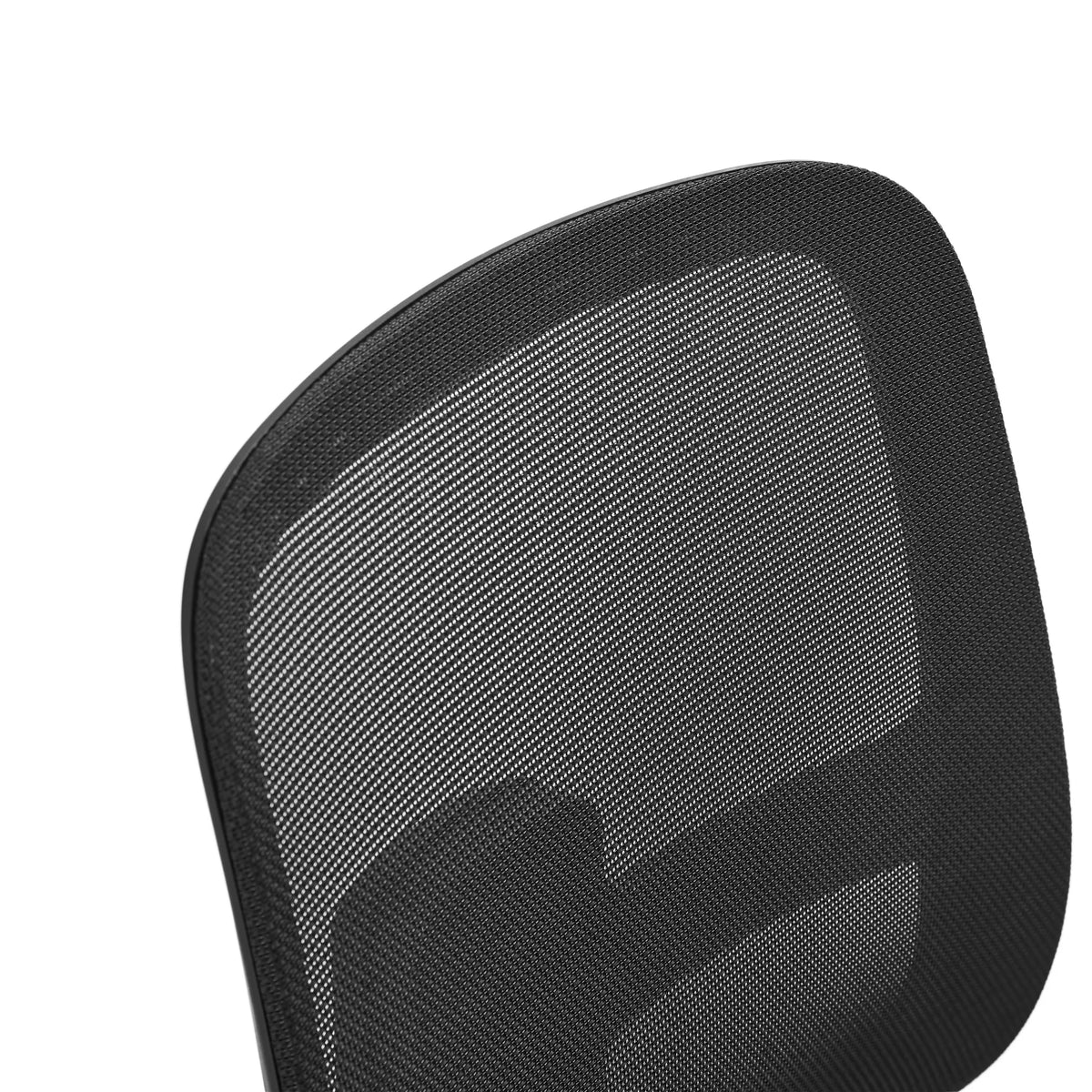 Dossier en maille noire du Siège de bureau à domicile Malio de hjh OFFICE