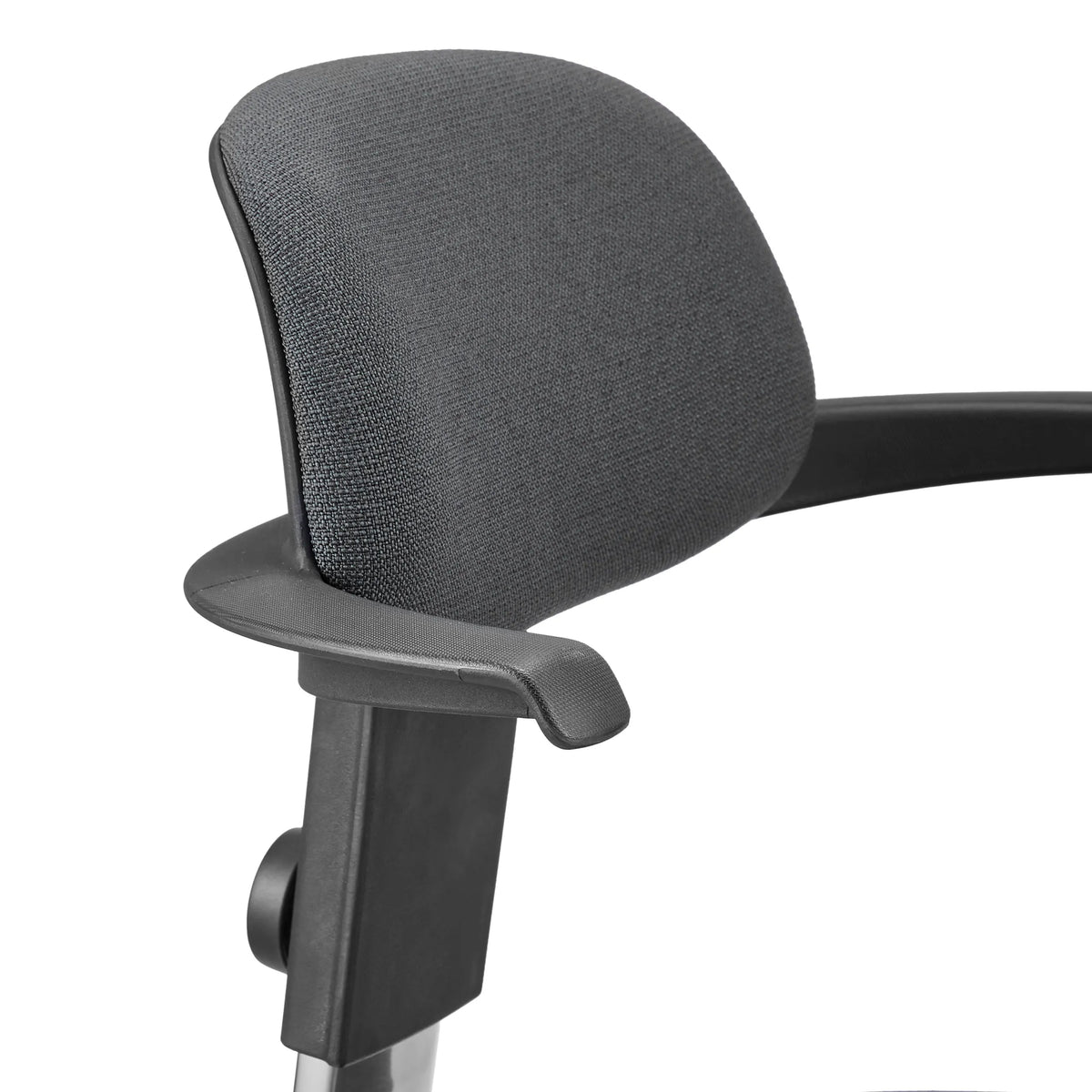 Appui-tête en tissu gris foncé de la chaise de travail WORK 40 de hjh OFFICE