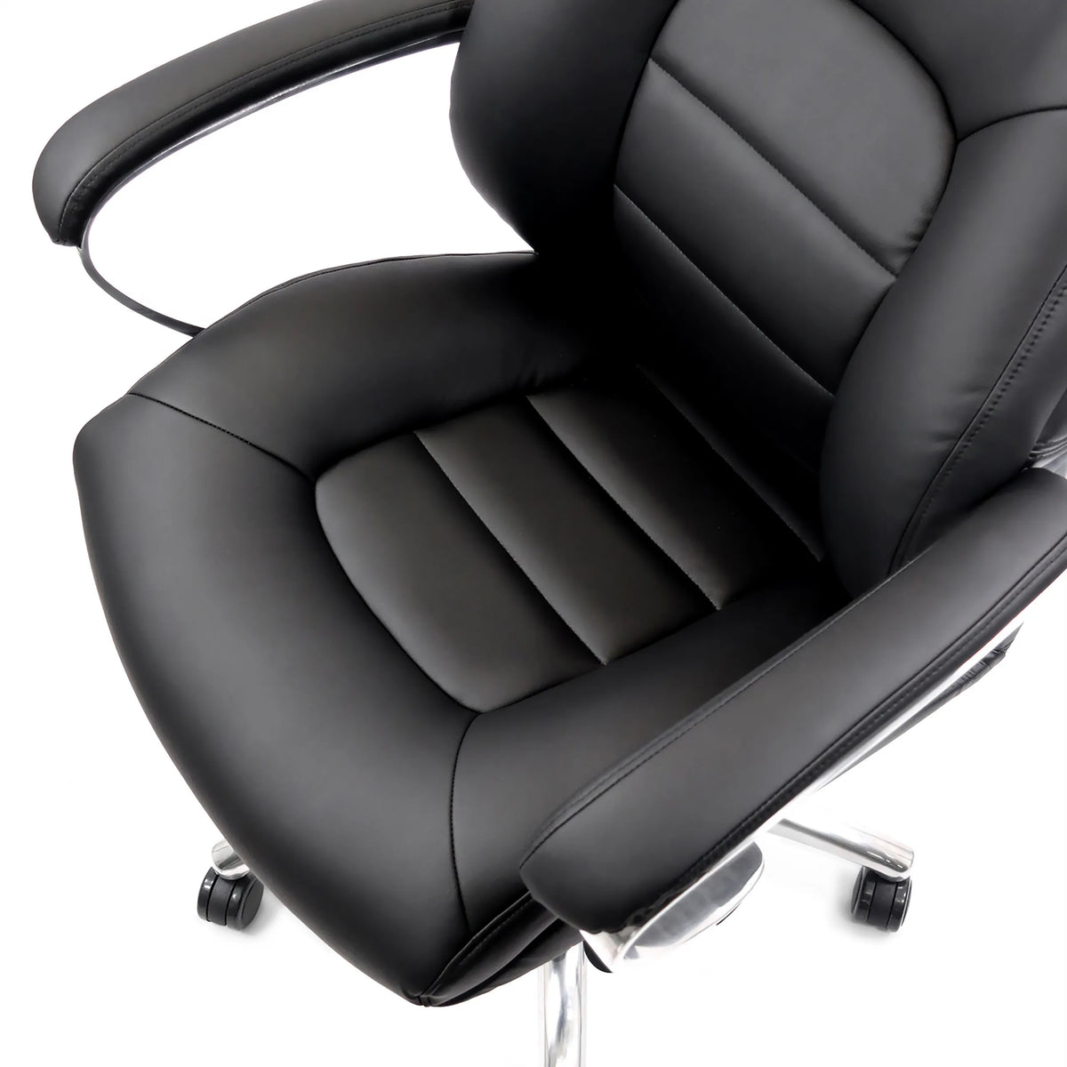Assise et dossier du Siège pivotant BRENTON XXL en noir de hjh OFFICE