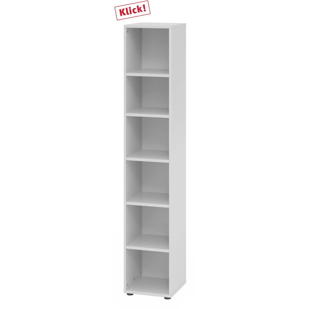 Étagère grise BETA 9 avec six niches ouvertes de hjh OFFICE PRO