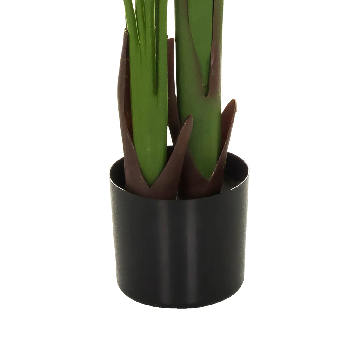 Partie inférieure avec pot noir de la Plante artificielle BANANE de hjh OFFICE