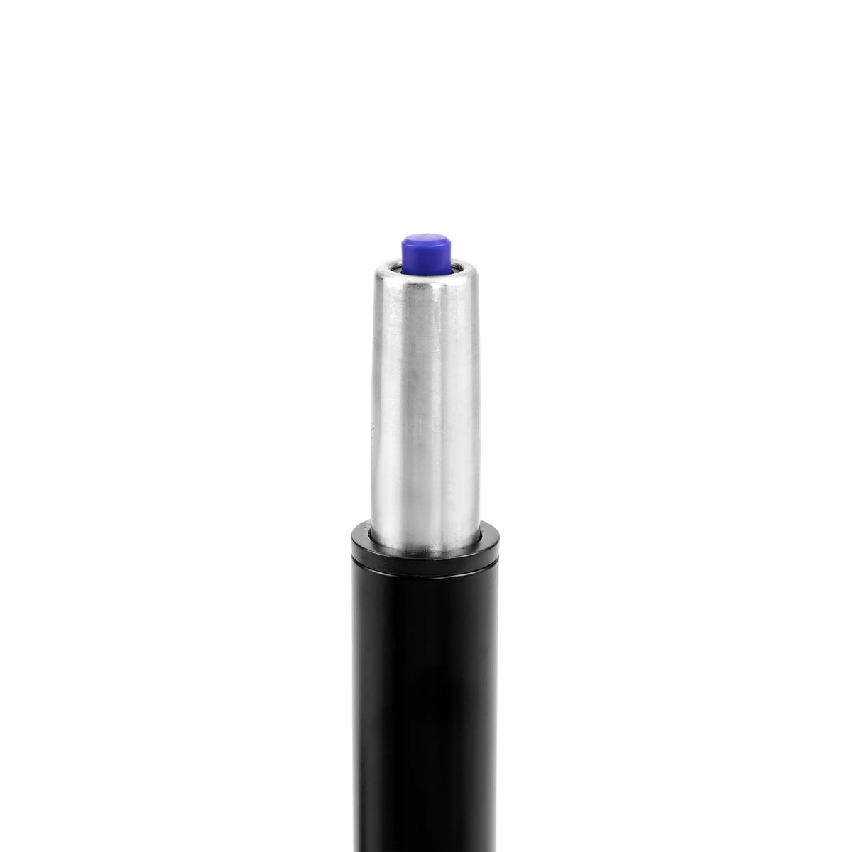 Piston à ressort à gaz déployé du siège assis-debout Balance Sit Ergo en noir avec bouton bleu de hjh OFFICE