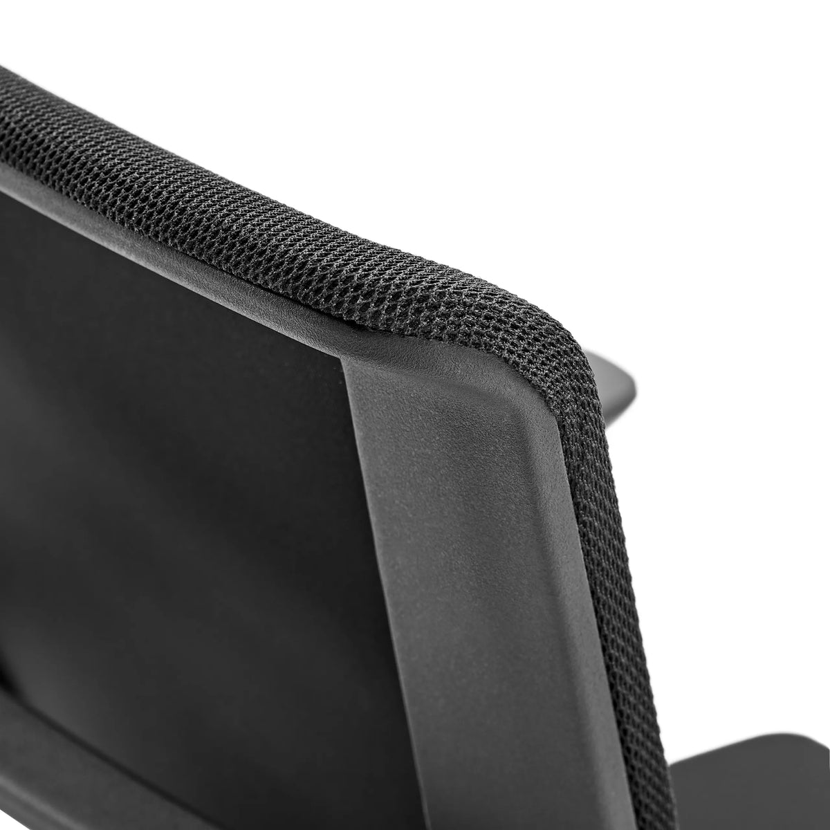 Haut du dossier en maille noire du Siège de bureau de qualité professionnelle SPINIO de hjh OFFICE