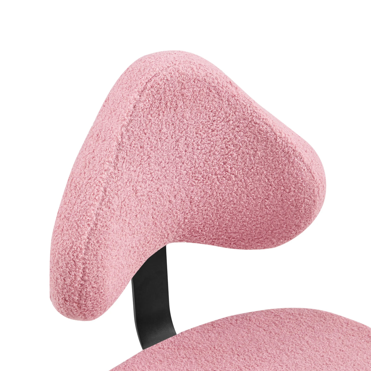 Dossier rembourré rose de la chaise de méditation Asanasit avec surface texturée de hjh LIVING
