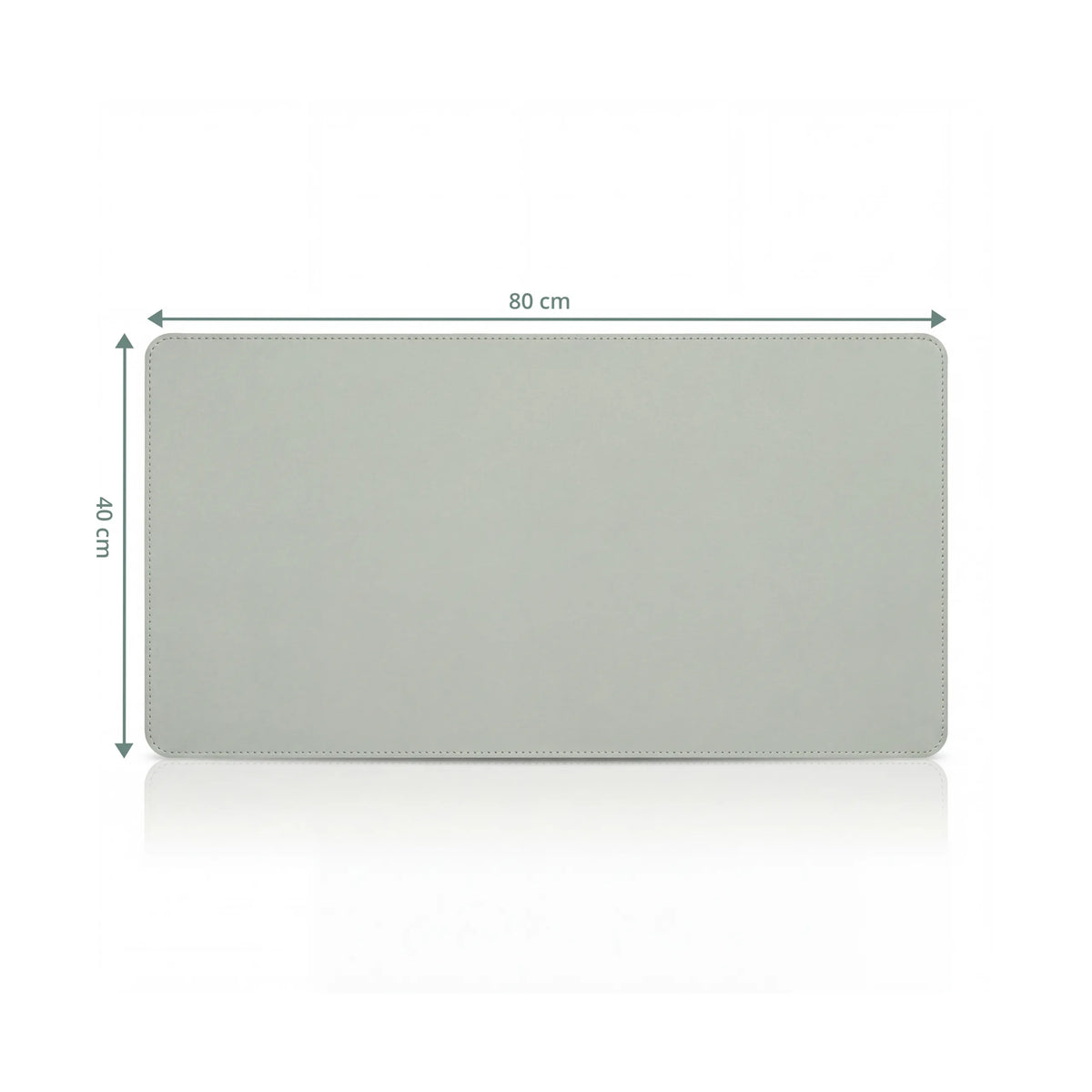 Vue dimensionnelle du Sous-main de Bureau Padflux Clean avec 80 × 40 cm de hjh OFFICE