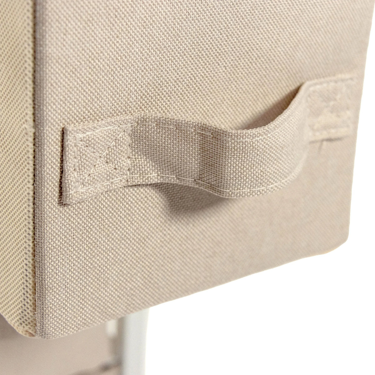 Poignée en tissu beige de la Commode FOLDRESS S de hjh LIVING