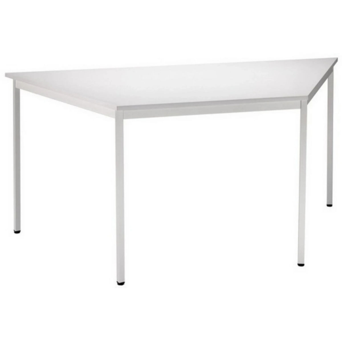 Bureau gris VEKTOR 5 avec un plateau rectangulaire et quatre pieds de hjh OFFICE PRO
