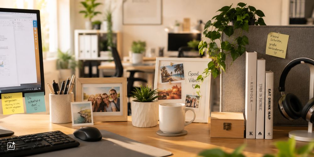Privatgegenstände im Büro