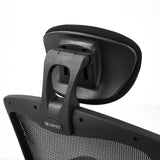 Appuie-tête réglable en hauteur avec revêtement en maille du Siège de bureau haut de gamme VENUS BASE de hjh OFFICE