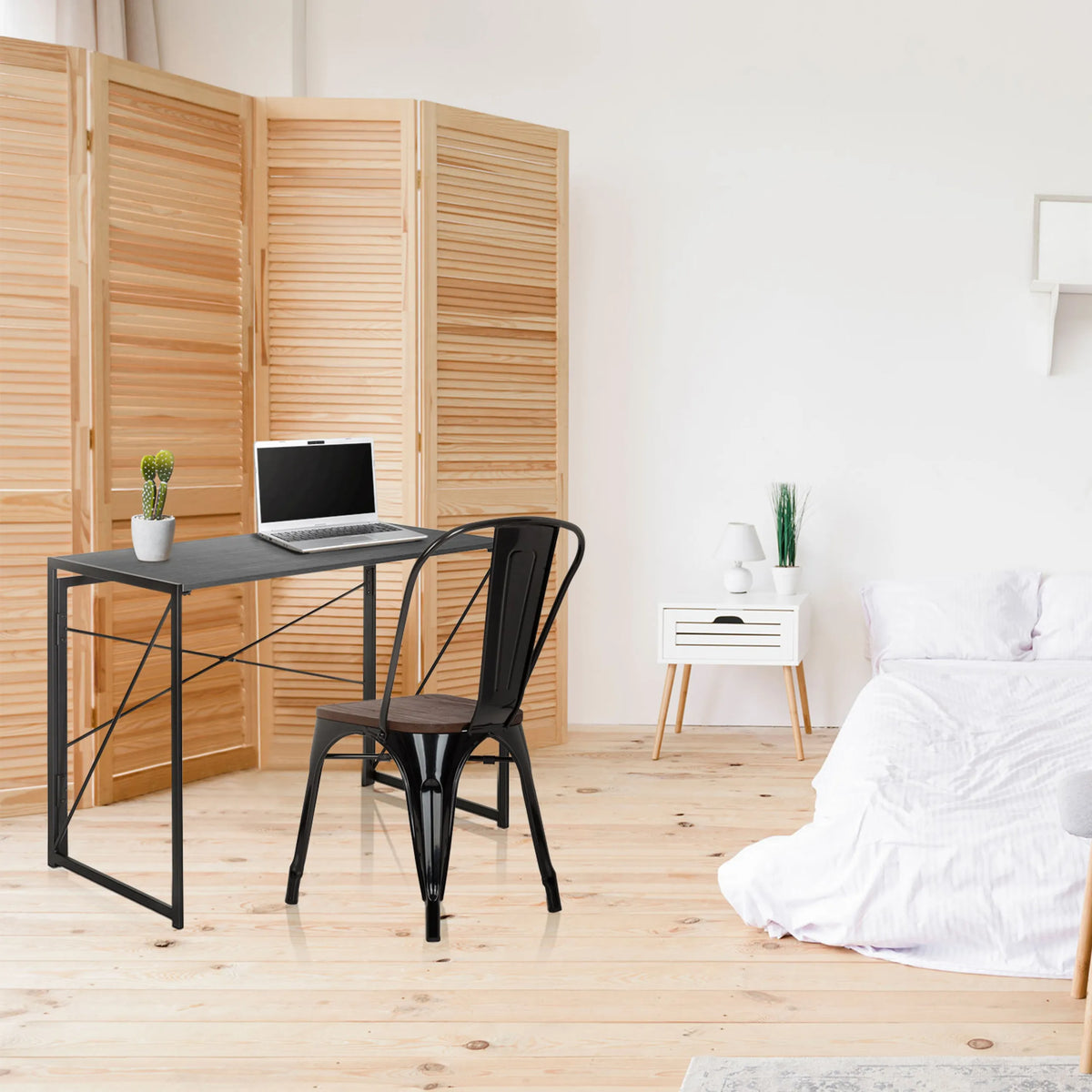 Bureau pliant noir EASY UP MULTI aux dimensions 100 x 50 cm de hjh OFFICE