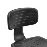 Dossier structuré de la Chaise de comptoir TOP WORK B en noir de hjh OFFICE
