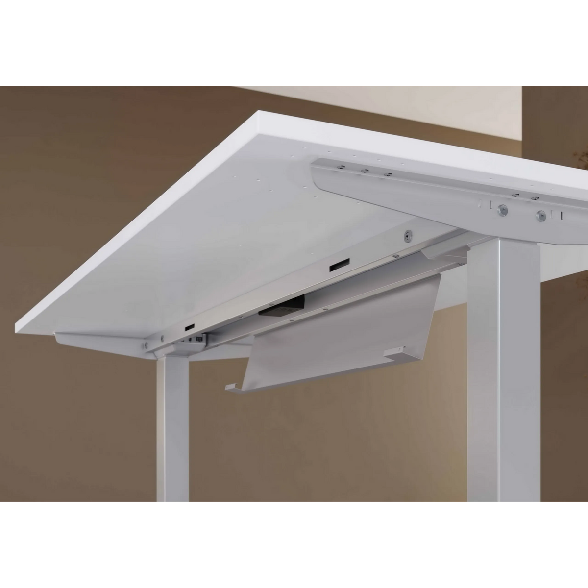 Sous-structure et gestion des câbles du bureau réglable en hauteur électriquement XMST 2E G de hjh OFFICE PRO