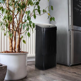 Poubelle à capteur CLEAN VI noire d'une capacité de 68 litres de hjh OFFICE