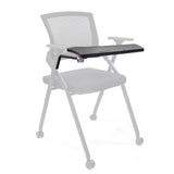 Plateau d'écriture noir TABLET PRIORITY II comme Accessoires pour chaises de hjh OFFICE – vue à 360° (vue de face 0°)