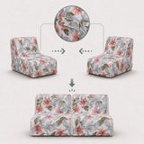 Possibilités de combinaison du Canapé Gonflable Sitzolo Air en blanc-gris-rose de hjh LIVING