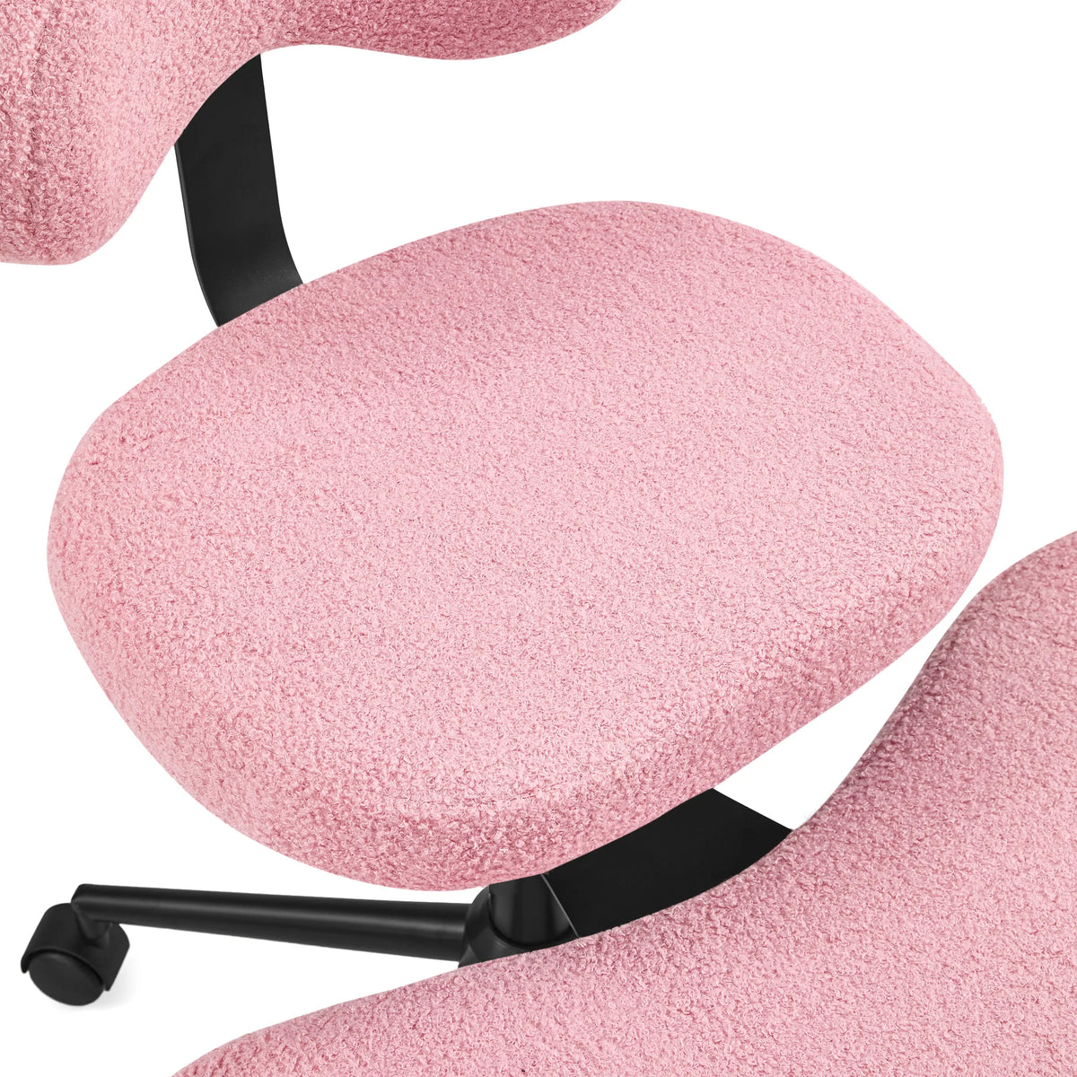 Revêtement rose texturé de l'assise de la chaise de méditation Asanasit de hjh LIVING