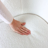 Revêtement blanc texturé de la Chaise rembourrée SCANDI TED de hjh LIVING