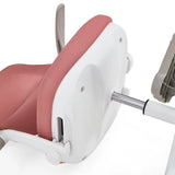 Vue arrière de la coque du siège et du vérin à gaz de la chaise pivotante pour des enfants Kiddy Smart Step en rose de hjh OFFICE