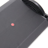 Structure de surface ciblée avec bouton rouge du Repose-pieds PODI I de hjh OFFICE