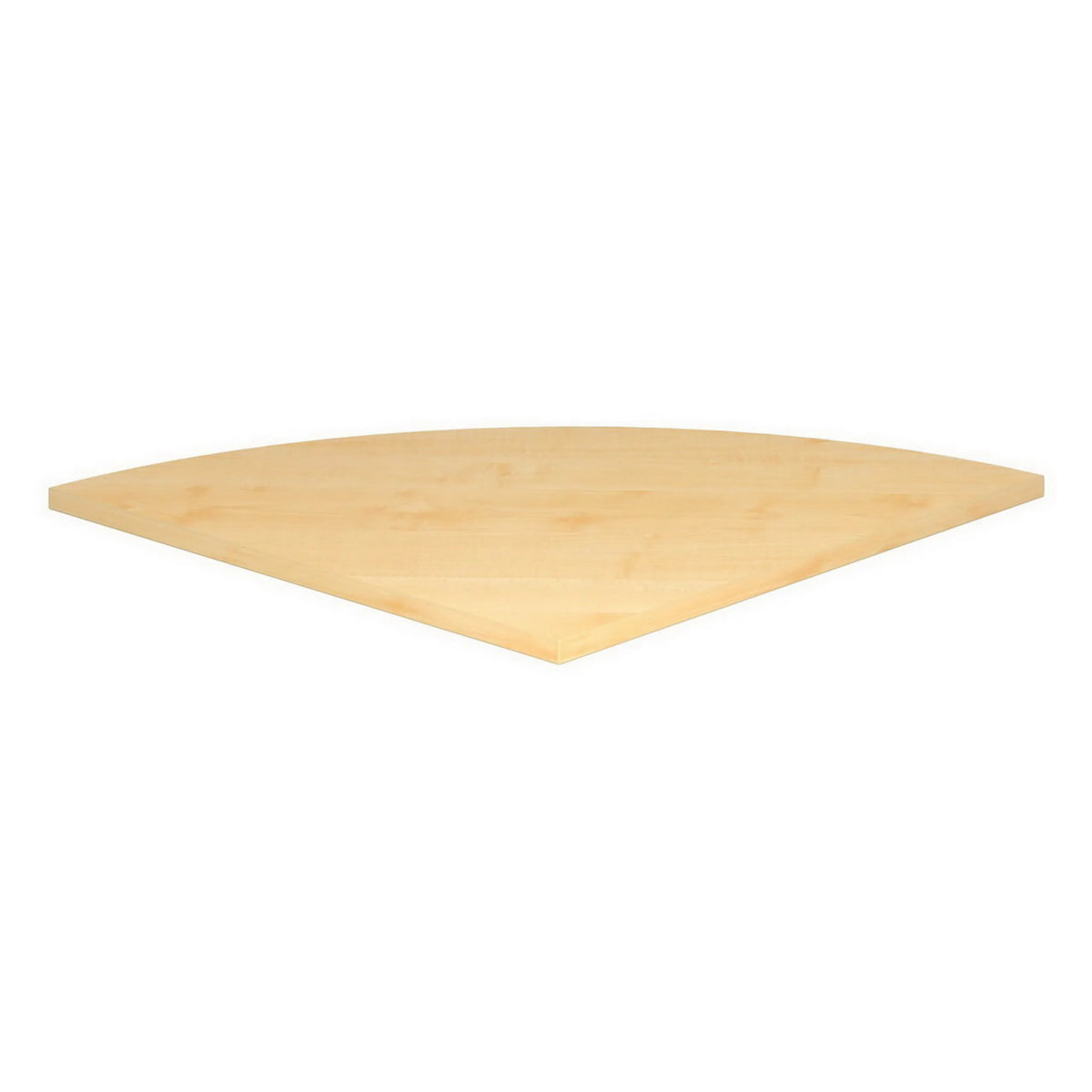 Équerre d'angle arrondie 80 x 80 mm en érable de la série NANO LE90 / LE91 de hjh OFFICE PRO