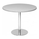 BISTRO F100R C | Table de réunion | Ø 100 | Chromé - Système de tables conférence 