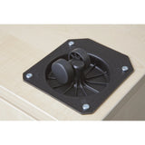 Roulette noire avec plaque de fixation du caisson bureau sur roulettes SIGNA TC20 de hjh OFFICE PRO