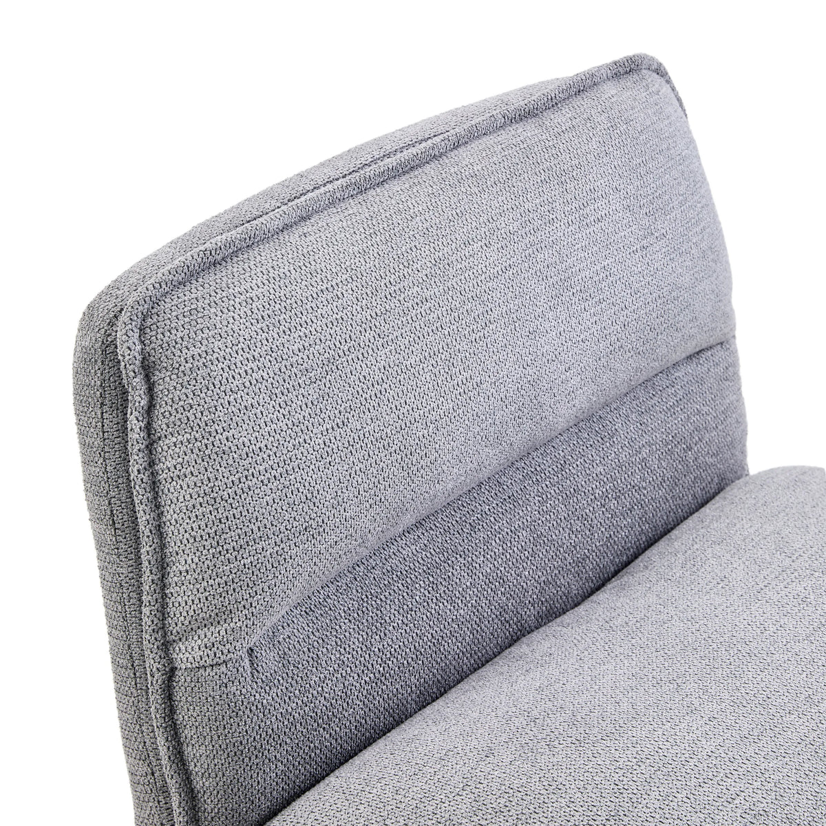 Revêtement en tissu gris foncé du dossier du Fauteuil de salon Criss-Cross 20 de hjh LIVING