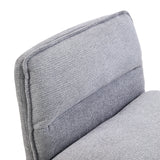 Revêtement en tissu gris foncé du dossier du Fauteuil de salon Criss-Cross 20 de hjh LIVING