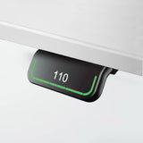 Digitale Höhenanzeige mit dem Wert 110 des Schreibtischs XDLR 12 W von hjh OFFICE PRO