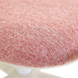 Revêtement en tissu rose texturé de l'assise de la Chaise pivotante pour des enfants Swivelo de hjh OFFICE
