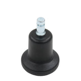 Patins de chaise 5 x STAND Nr. 10 noirs avec tige métallique de 10 mm pour tous types de sols de hjh OFFICE