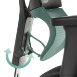 Mécanisme réglable du dossier du siège de direction de luxe ERGOHUMAN SLIM ECO F GEN2 de hjh OFFICE