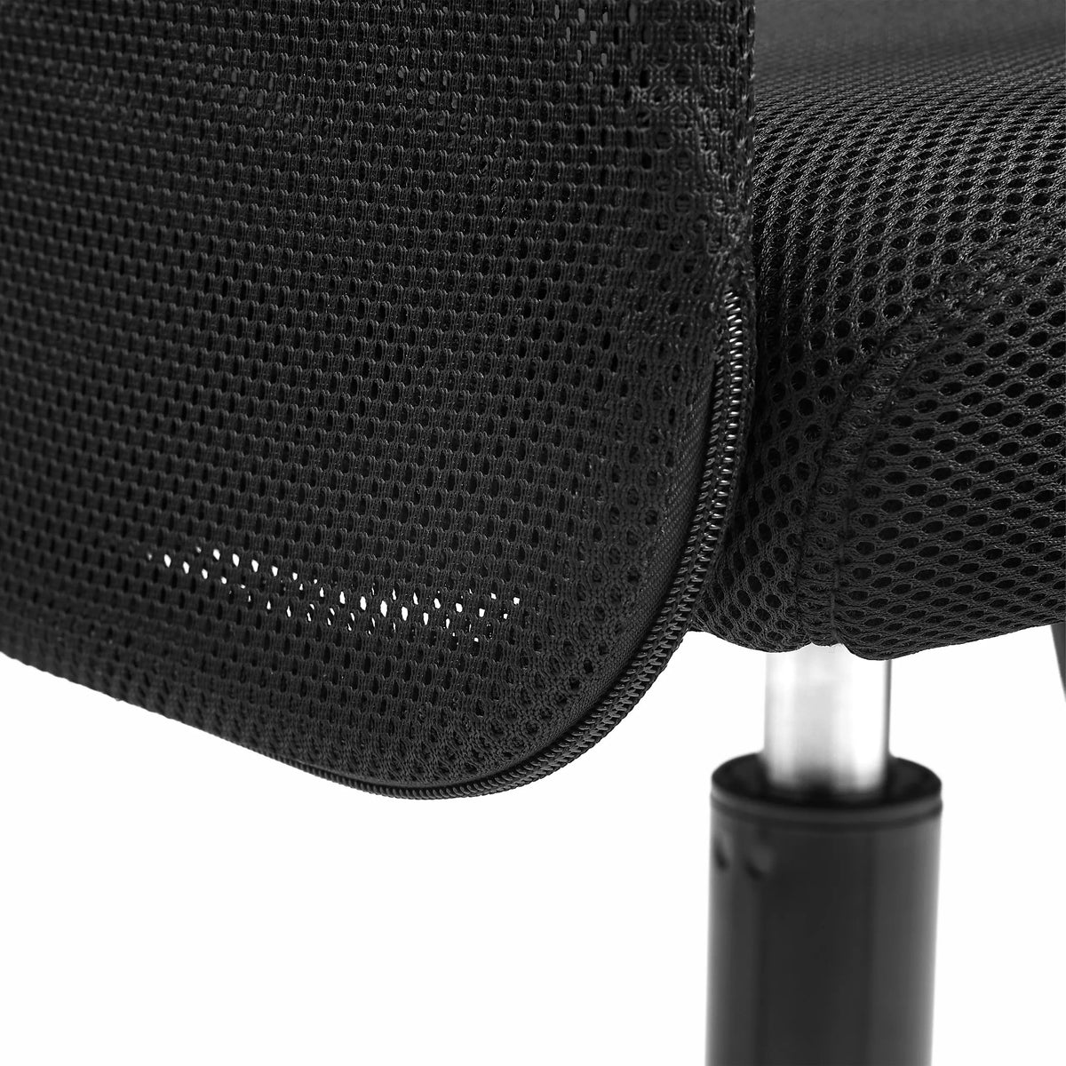 Housse en maille noire avec fermeture éclair du siège de direction pour bureau à domicile PURE NET de hjh OFFICE