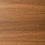 Walnussfarbene Holzoberfläche des Stehschreibtischs WORKSTATION II von hjh OFFICE