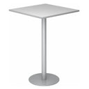 BISTRO H88Q S | Table haute | 80 x 80 | Argenté - Système de tables conférence 