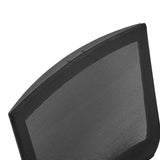 Dossier en maille noire du Siège de bureau de qualité professionnelle PORTO BASE de hjh OFFICE