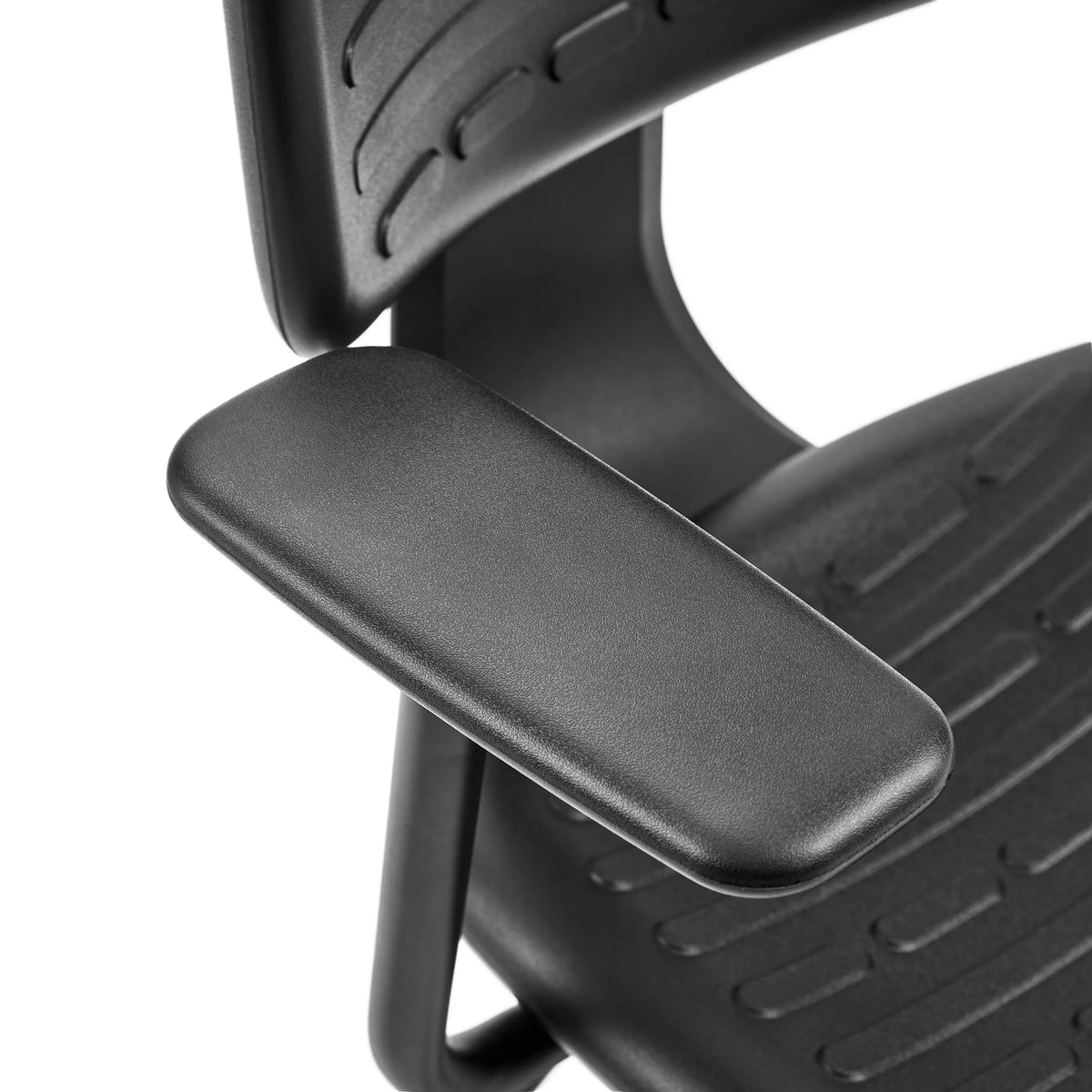 Accoudoir noir de la Chaise de comptoir TOP WORK B1 de hjh OFFICE